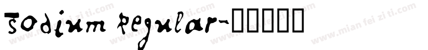 Sodium Regular字体转换